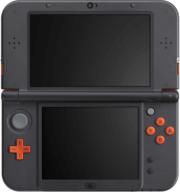 New Nintendo 3DS XL Orange + Black box art for Nintendo 3DS